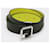 Reversible belt by Bottega Veneta in black and kiwi green leather .  ref.796035