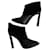 Jimmy Choo Ankle Boots Black Suede Leather  ref.796387