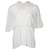 Lanvin blusa con lazo en capas forradas Blanco Algodón  ref.796400