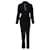 Autre Marque Split Sleeves Jumpsuit Black Cotton  ref.796410