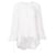 Chloé Square-Neck Laced Chain Detail Blouse White Cream Silk  ref.796415