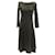 Theory Luxe Wool Khaki Asymmetrisches Kleid Wolle  ref.796502