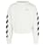 Off White Rundhals-Sweatshirt mit cremefarbenem Logo Weiß Baumwolle  ref.796606