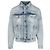 Palm Angels Jeansjacke mit gebogenem Logo