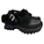 Stella Mc Cartney Stella McCartney Trace faux fur, vegetarian leather and rubber clogs Black Synthetic  ref.796861