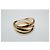 Les Must De Cartier Trinity-Band-Ring 18 Karat Rose, Weiß- und Gelbgold Gold hardware - Ansicht 5