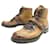 BERLUTI BRUNICO SHOES 3131 8 42 BROWN LEATHER BOOTS HIKING BOOTS  ref.797164