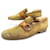 SHOES LE LOUP DE BERLUTI LOAFERS WITH BUCKLE SUEDE 7 41 LOAFERS SHOES Khaki  ref.797179