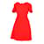 Claudie Pierlot robe Red Viscose  ref.798537