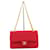 Chanel Handtasche Rot Baumwolle  ref.799000