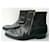 Hermès HERMES Bottines JERRY Cuir noir very good condition T42 IT Black Leather  ref.795473