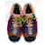 Sneakers Fendi Patchwork Shearling Multicolore Lana  ref.799289