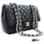 CHANEL Classic Large 11" Chain Shoulder Bag Flap Black Lambskin Leather  ref.799515