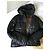 Chaqueta de plumón Dolce & Gabbana de cuero negro - vista 5