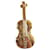 Autre Marque Alfinete violino dourado com strass como novo Gold hardware Metal  ref.800837