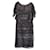 Rachel Comey Plaid Chiffon Dress Brown Black Silk  ref.800881