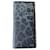 Dolce & Gabbana Leopard print grained leather wallet Black Dark grey  ref.800982
