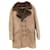 Autre Marque size S shearling peacoat Light brown Fur  ref.801510