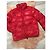 Abrigo Moncler Rojo de Nylon Roja Burdeos - vista 7