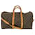 Bandouliere Louis Vuitton Keepall de lona revestida marrom 50  ref.801704
