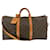 Bandouliere Louis Vuitton Keepall in tela rivestita marrone 50  ref.801705