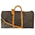 Bandouliere Louis Vuitton Keepall in tela rivestita marrone 60  ref.801708