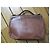 Bolsa de mão Courreges em couro caramelo - vista 6