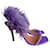Amina Muaddi Heels Purple Cloth  ref.801842