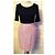 CACHAREL FALDA TRENDY BAYADERE STRETCH MANGO BOLSILLOS T 36 Multicolor - vista 2