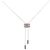 NUOVA COLLANA PENDENTE MESSIKA LIZ IN ORO BIANCO 18K 81 Diamants 0.81 COLLANA CT