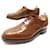 NEW CHURCH'S BURWOOD SHOES 7.5F 41.5 ORANGE BOUT FLEURI LEATHER SHOES Brown  ref.802106