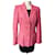 CHRISTIAN LACROIX RAMIE RASPBERRY COUTURE JACKET T 38 Pink Rayon  ref.802925