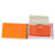 Hermès Bearn Wallet Orange Straußenleder  ref.802992