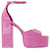 Tatiana Platform Sandals - Paris Texas - Flamingo - Leather Pink  ref.803574