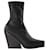 Stella Mc Cartney Cowboy Boots in Black Synthetic Leather Leatherette  ref.803648