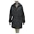 Chanel Quilted Puffer Coat Sz.36 Black Polyester  ref.803900