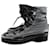 Chanel Boots Black Cloth  ref.804853