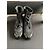 Chanel Desert Boots aus schwarzem Canvas - Ansicht 2