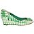 Tsumori Chisato Zeppe con stampa verde