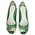 Tsumori Chisato Zeppe con stampa verde - vista 4