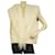 Helmut Lang White Shearling Lamb Fringe Fur Gillet Vest Sleeveless Jacket M / L  ref.805299