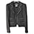 Chanel petite veste noire Negro Algodón  ref.805335