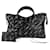 Balenciaga City Logo shoulder bag in black leather  ref.805343