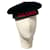 Chanel Sombreros Negro Roja Cachemira  ref.805525