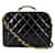 Bolsa tiracolo Chanel Vanity em couro matelassê envernizado Preto Couro envernizado  ref.805882