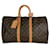 Louis Vuitton Keepall 45 sac à main monogramme Toile Marron  ref.805956