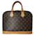 Louis Vuitton Alma Monogram handbag Brown Cloth  ref.805963