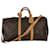 Louis Vuitton borsa da viaggio con tracolla Keepall 50 monograma Castaño Lienzo  ref.805978