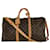 Bolsa de viagem Louis Vuitton Keepall 50 Monograma de Bandouliere Marrom Lona  ref.805982