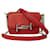 Tod's Double T shoulder bag in red leather with chain  ref.806020